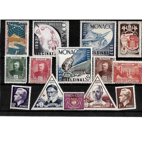 Monaco-Lot De 14 Timbres Neufs**-Photos Contractuelles