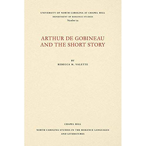 Arthur De Gobineau And The Short Story
