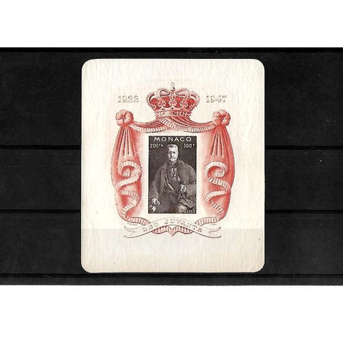 Monaco-N°2 25 Ans De Régne Du Prince Louis-Photo Contractuelle