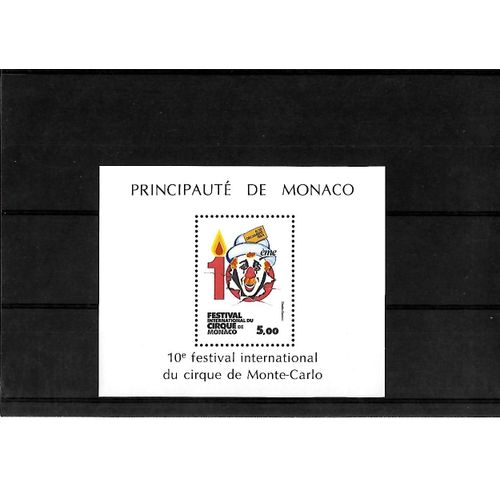 Monaco-N°29 10 Éme Festival Du Cirque De Monte-Carlo-Photo Contractuelle