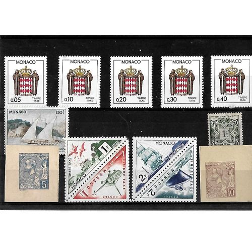 Monaco-Lot De 13 Timbres Neufs**-Photo Contractuelle
