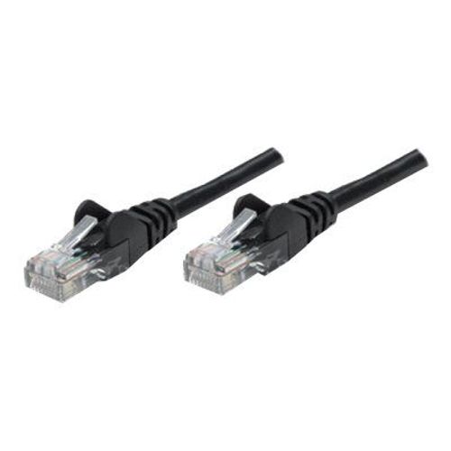 Intellinet - Cordon de raccordement - RJ-45 (M) pour RJ-45 (M) - 50 m - UTP - CAT 5e - moulé, sans crochet - noir