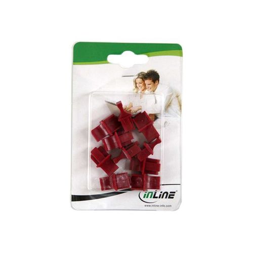 InLine - Housse de protection - rouge foncé (pack de 10)