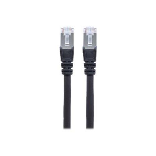 Intellinet Network Patch Cable, Cat6, 3m, Black, Copper, S/FTP, LSOH / LSZH, PVC, RJ45, Gold Plated Contacts, Snagless, Booted, Lifetime Warranty, Polybag - Cordon de raccordement - RJ-45 (M)...