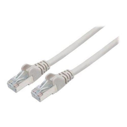 Intellinet Network Patch Cable, Cat6A, 2m, Grey, Copper, S/FTP, LSOH / LSZH, PVC, RJ45, Gold Plated Contacts, Snagless, Booted, Lifetime Warranty, Polybag - Cordon de raccordement - RJ-45 (M)...