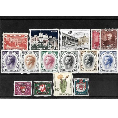 Monaco-Lot De 15 Timbres Neufs**-Photos Contractuelles