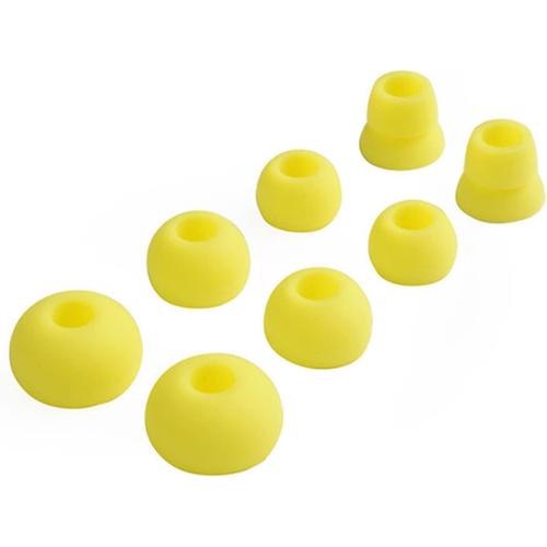 Lot de 8 écouteurs de Rechange en Silicone compatibles avec Les écouteurs sans Fil PB 2 Pb3 par Dr Dre (Jaune)