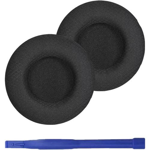 Coussinets de rechange pour casque Steelseries Siberia V1, Siberia V2, Siberia V3 Prism - Coussinets en mousse à mémoire de forme - Noir