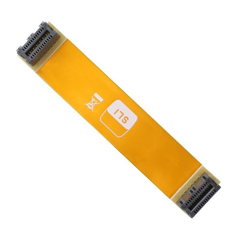 SLI Bridge 2 voies, 10 cm 26 broches flexible pour carte graphique Nvidia Crossfire Interconnect