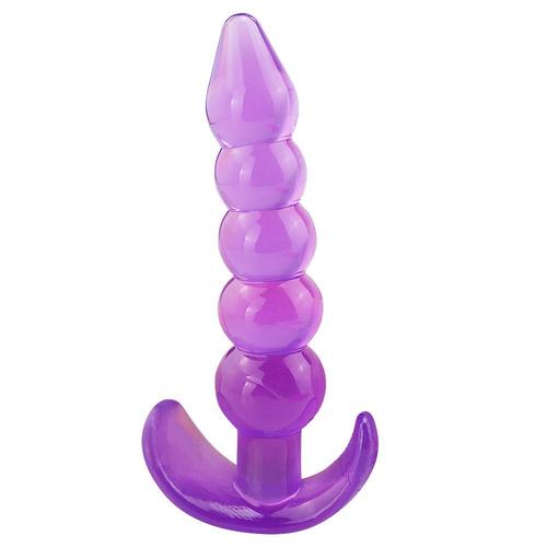 Plug Anal En Silicone Souple Pour Femmes, Jouet Sexuel Pour Gay, Stimulation Vaginale Du Point G, Perle D'arrière-Cour, Masturbation, Mini Godemiché