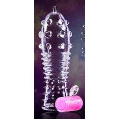 Préservatifs Réutilisables En Gel De Silice, 1 Pièce, Manchon De Retard Pour Pénis, Point Flottant, Point G, Produits Sexuels Pour Adultes, Gode En Cristal