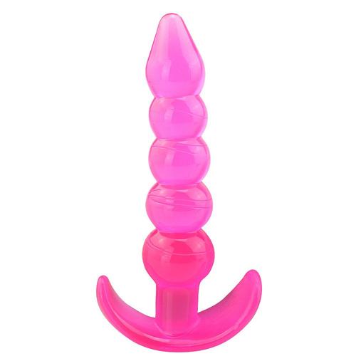 Plug Anal En Silicone Souple Pour Femmes, Jouet Sexuel Pour Gay, Stimulation Vaginale Du Point G, Perle D'arrière-Cour, Masturbation, Mini Godemiché