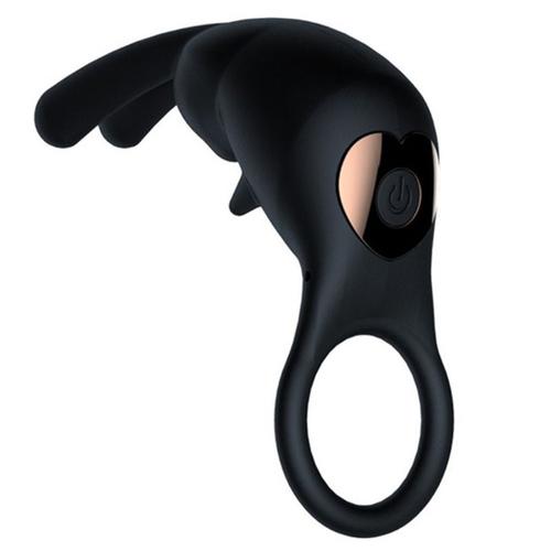 Anneau De P¿¿Nis Vibrant Avec Oreilles De Lapin, 10 Modes De Vibration, Rechargeable, Pour Hommes, U1jd