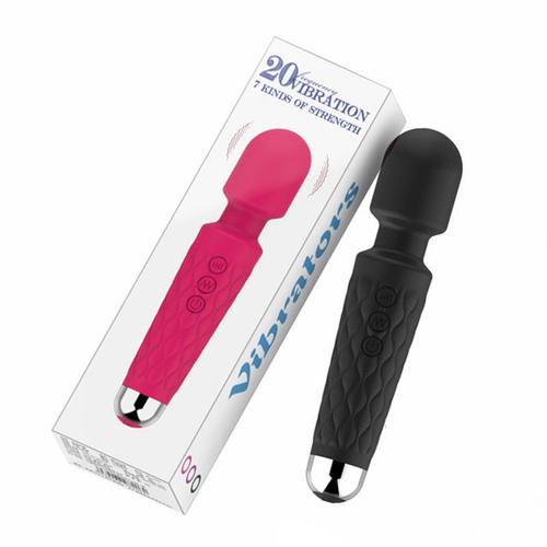 Vibromasseur Big Wand Pour Femme, Anciers Av, Stimulateur De Clitoris, Stimulateur De Point G, Mastjaune, Jouet Sexuel, 20 Vitesses, Charge Usb, Produit Pour Adulte