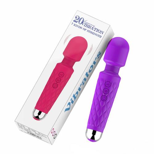 Vibromasseur Big Wand Pour Femme, Anciers Av, Stimulateur De Clitoris, Stimulateur De Point G, Mastjaune, Jouet Sexuel, 20 Vitesses, Charge Usb, Produit Pour Adulte