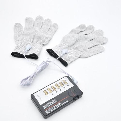 Gants ¿¿Lectro-Chocs Pour Adultes, Th¿¿Rapie ¿¿Lectrique, Jeu De Massage Conducteur, Jouet Pour Couples