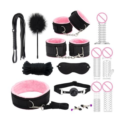 Flirt De Bondage Sexuel Bdsm, Tenue De Couple, Manchettes De Cheville, Jambe Fendue, U1jd