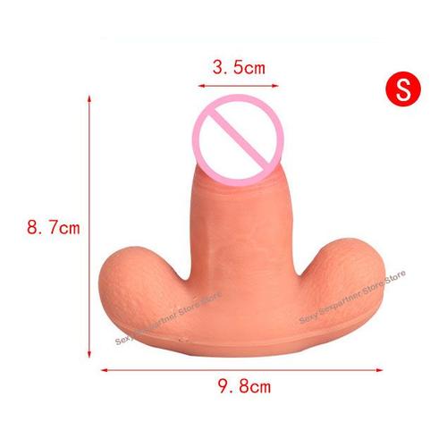 Gode ¿¿ Vibration En Silicone Avec Bouche Ouverte, Plug De P¿¿Nis R¿¿Aliste, Bondage F¿¿Tiche, Jouets Sexuels, Bdsm, Sexy, Jeu Pour Femme Adulte