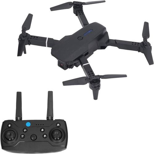 E88 Drones Pliables Avec Double Caméra 4k Hd Fpv, Mini Drone Rc Quadcopter Support App Control, Trajectory Flight, Altitude Hold, 3d Flip, Cadeau Pour Enfant Adulte Débutant-Générique