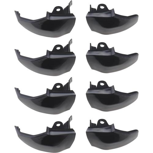 Lot De 4 Paires De Boutons De Déclenchement Pour Console De Jeu Lb Rb - Noir - Remplacement Compatible Avec Les Manettes Sans Fil Xbox One Standard Model 1537