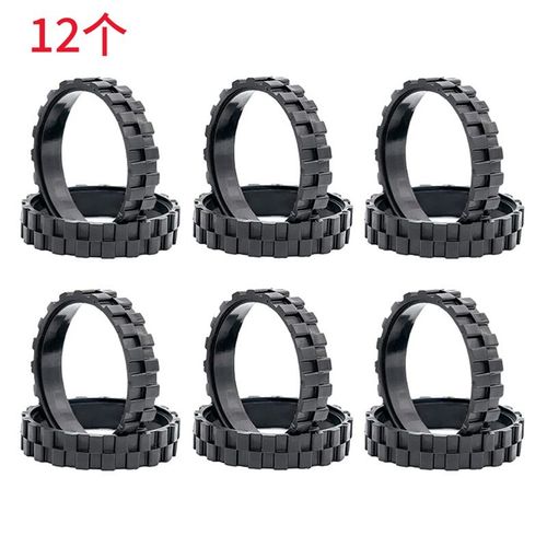 Roue de peau pour aspirateur IROBOT ROOMBA, 12 pièces, modèles I7, I7 Plus, E5, E6, E7, série 500, 600, 700, 800, 900, S9 +