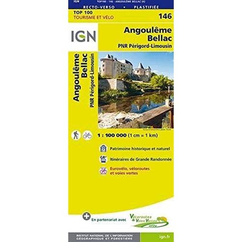 Angoulême Bellac 1:100 000