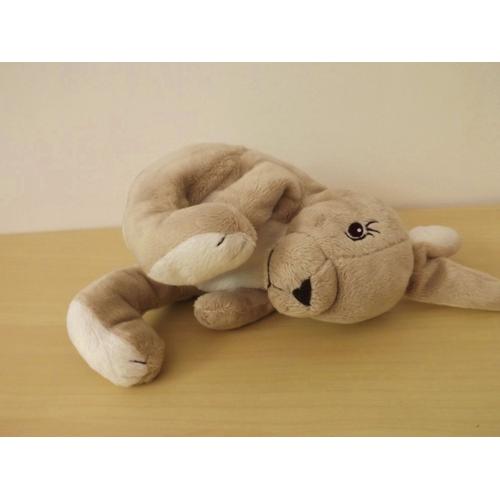 Peluche Lapin Gris/Beige Blanc Ikéa