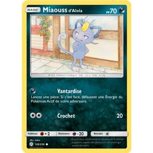 Miaouss D'alola - 128/236 - Eclise Cosmique