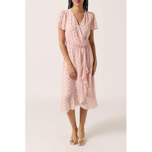 Robe Portefeuille Rose