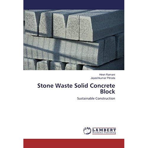 Stone Waste Solid Concrete Block