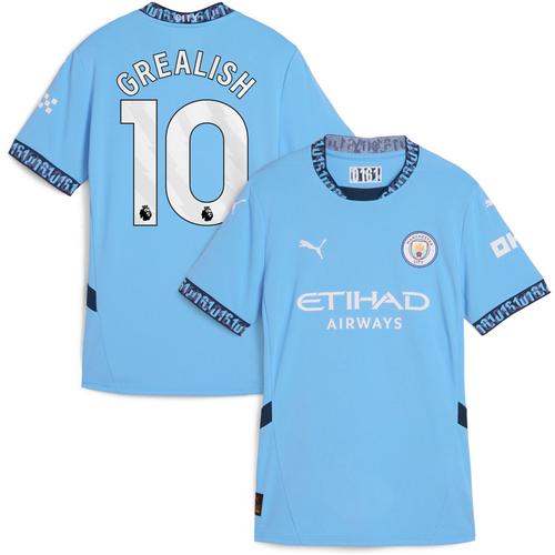 Maillot Manchester City Puma Domicile 2024-25 - Femme Avec Flocage Grealish 10