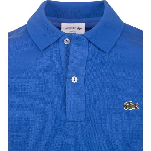 Polo Lacoste Pique Bleu Cobalt Bleu Bleu Foncé Taille L