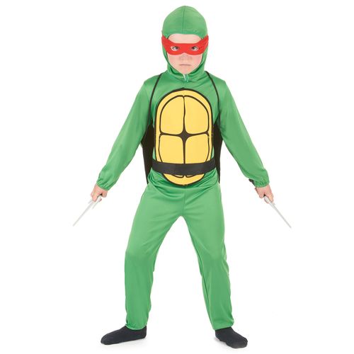 Déguisement Tortue Combattante Garçon - Taille: S 4-6 Ans (110-120 Cm)