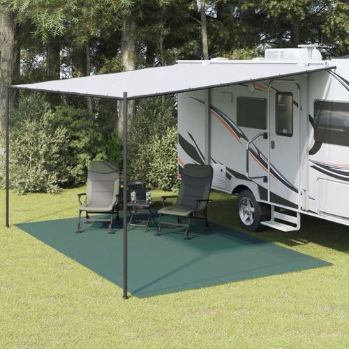 Vidaxl Tapis De Sol De Camping Vert 5x3 M