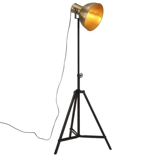 Vidaxl Lampadaire 25 W Laiton Antique 61x61x90/150 Cm E27
