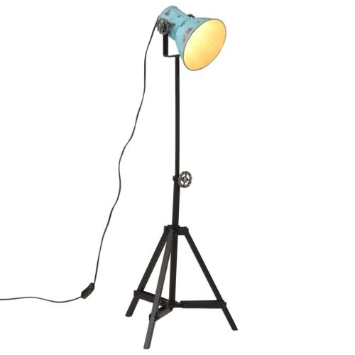 Vidaxl Lampadaire 25 W Bleu Délavé 35x35x65/95 Cm E27