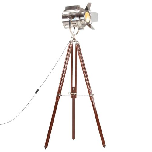 Vidaxl Lampadaire À Trépied Bois De Manguier Massif 180 Cm
