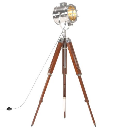 Vidaxl Lampadaire À Trépied Bois De Manguier Massif 165 Cm
