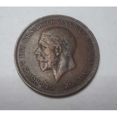 1 Penny Pièce Circulante Royaume Uni Roi George V 1931 Gr_16