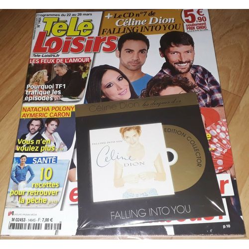 Neuf Scelle Rare Celine Dion Tele Loisirs Inclus Cd Les Disques D Or