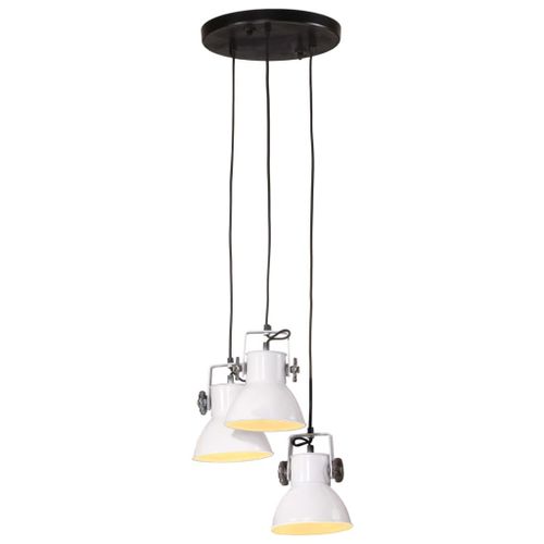 Vidaxl Lampe Suspendue 25 W Blanc 30x30x100 Cm E27