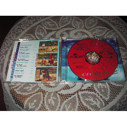 Bidou Chez Le Père Noël 1 Cd Des Plus Belles Chansons Se Noël + 1 Cd Rom De Jeux