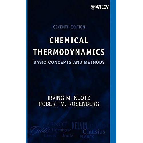 Chemical Thermodynamics: Basic Concepts And Methods