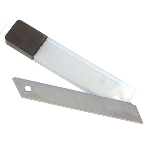 Lames de cutter 18 mm - Boîte : 10 lames - Largeur lame : 18 mm - TCASYSTEM