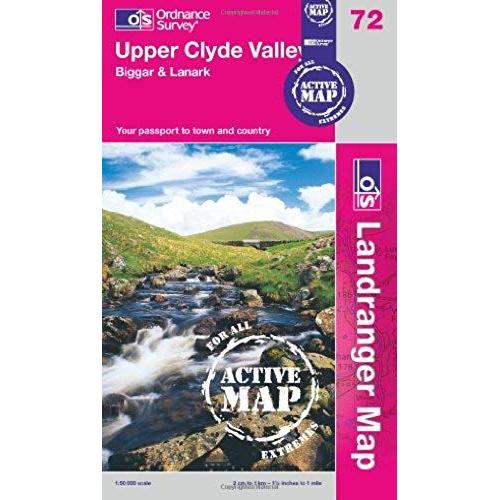 Upper Clyde Valley, Biggar & Lanark  1 : 50 000