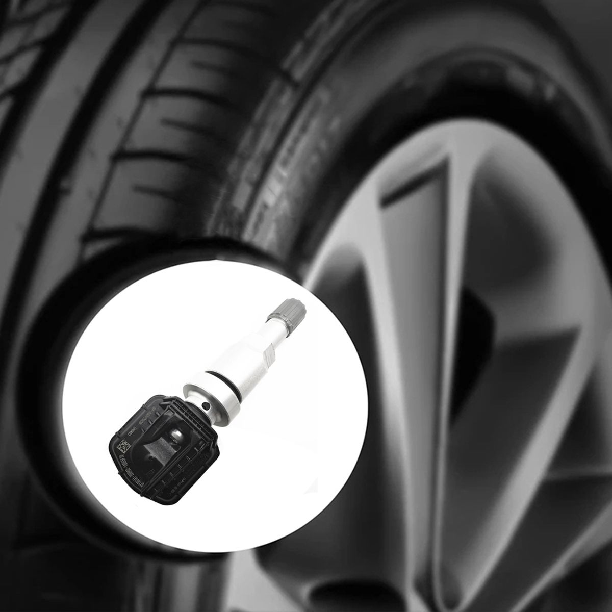 Noir - 6 Pices Sa-3609200 Tpms Opathie Capteur De Pression ... - 4