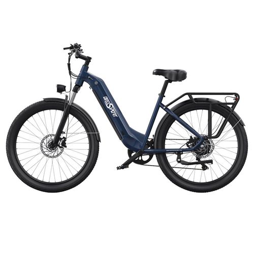 Onesport Ot05 Vélo Électrique De Ville, Moteur 250 W, Batterie 36 V 18,2 Ah, Pneu 27,5 X 2,25 Pouces, Vitesse Maximale De 25 Km/H, Autonomie Maximale De 120 Km - Bleu