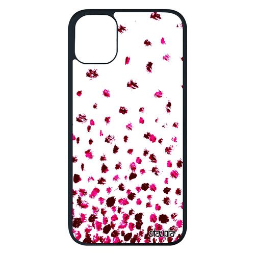 Coque Confettis Pois Iphone 11 Pro Max Silicone Petales Coloré Motif Design Rose Texture De Protection Personnalisé Original