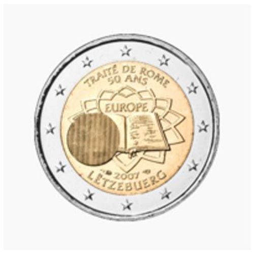 2 Euros Commémoratif Luxembourg 2007 Traité De Rome