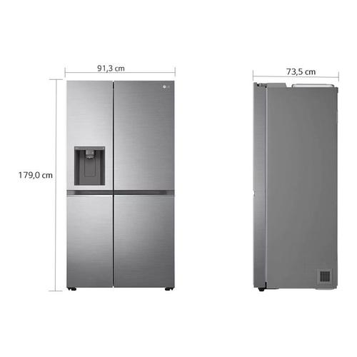 Réfrigérateur américain LG Electronics GSLV81PZLE - 635 litres Classe E